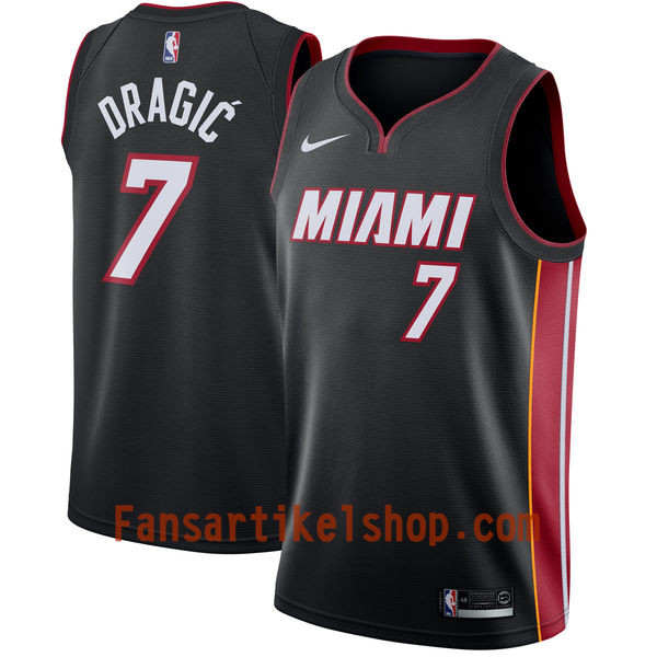 NBA Miami Heat Trikot Goran Dragic 7 Nike 2017-18 Schwarz Swingman - Herren NBA Miami Heat Trikot Goran Dragic 7 Nike 2017-18 Schwarz Swingman - Herren
